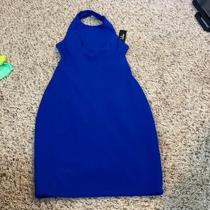Royal Blue Strappy Lulus Homecoming Dress